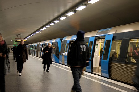 Dans le métro